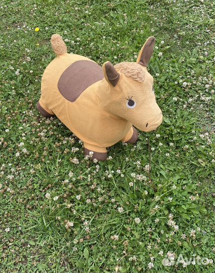 Игрушка ослик прыгунок
