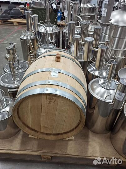 Бочка деревянная дубовая