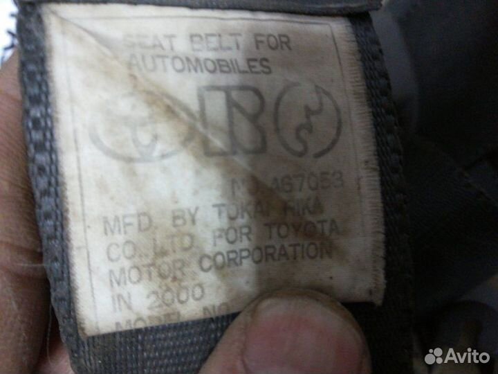 Ремень безопасности Toyota Corolla AE104 4AFE 2000