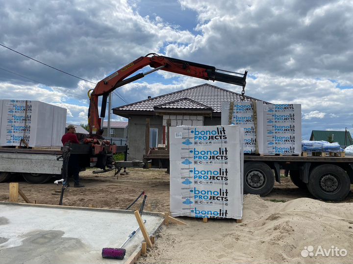 Строительные блоки из газобетона Бонолит