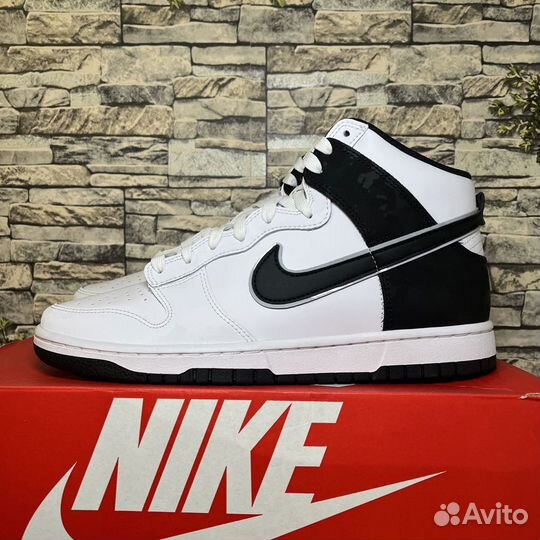 Nike Dunk High White Black Camo 10 US/ 43 RU/44 EU