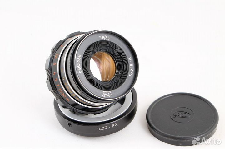 Индустар-61 л/д 55 mm f/ 2.8 + переходник Fuji FX