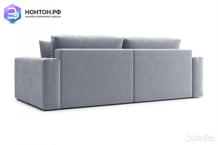 Диван тик-так Монарх серый