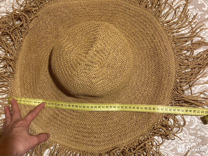 Шляпа женская соломенная