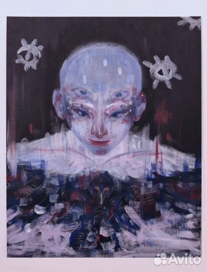 Картина акрилом на холсте