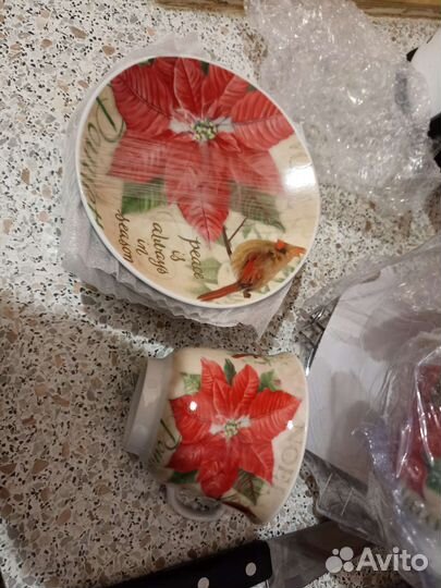 Набор чашек 220 мл 6 шт чай кофе