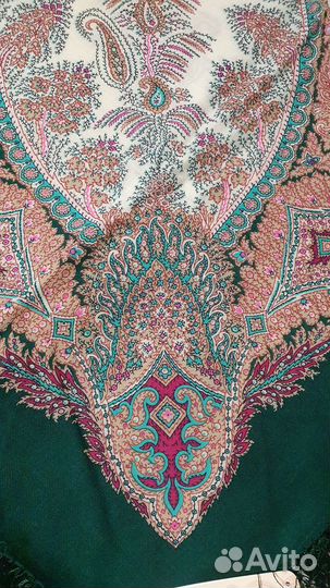 Павловопосадский платок, оригинал, шерсть