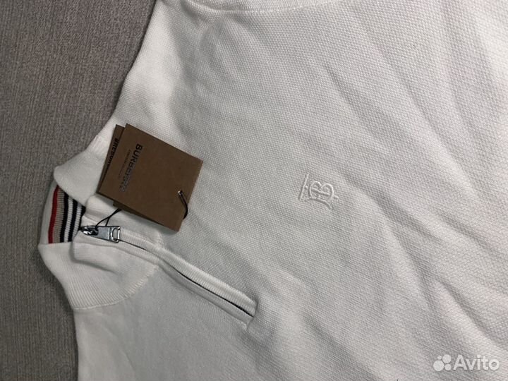 Burberry 1/4 zip hoodie