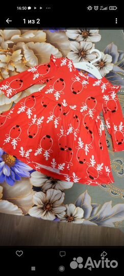 Новогоднее платье 80размер