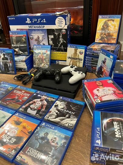 Sony PS4 slim + 400 игр