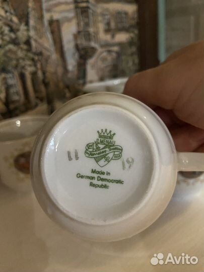 Посуда фарфор сервиз гдр jlmenau ямасен дулево