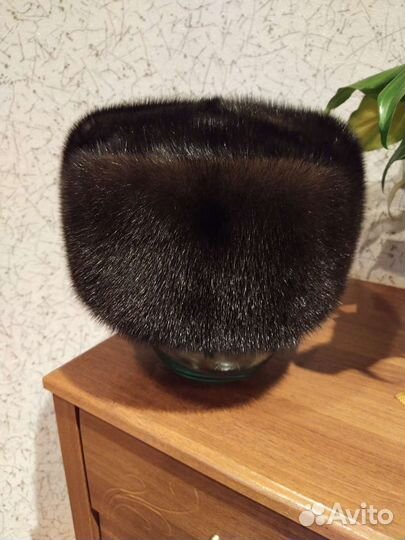 Норковая шапка мужская