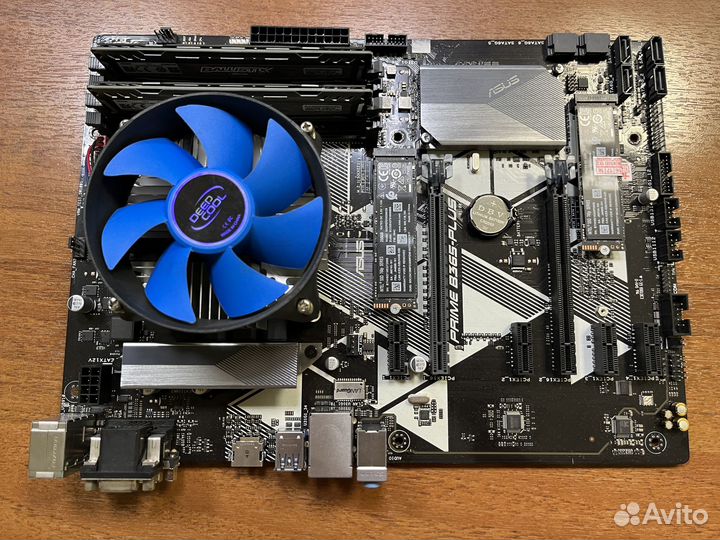 Комплект мать проц память ssd