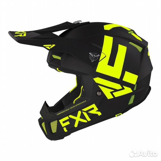 Шлем FXR Clutch CX Black/Hi Vis 210617-1065 (M)