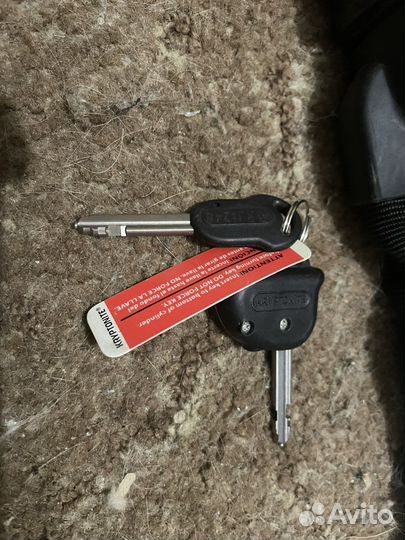 Цепь замок для велосипеда kryptonite