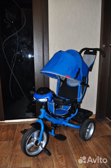 Велосипед коляска с ручкой Moby Kids