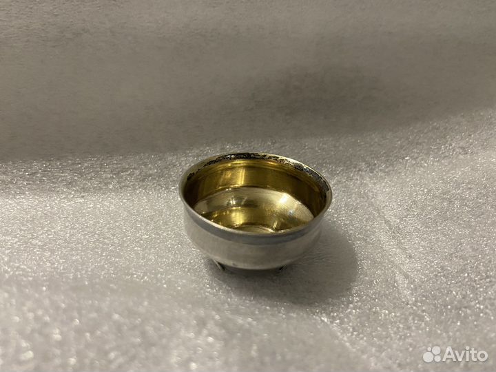 Солонка серебро 875 проба