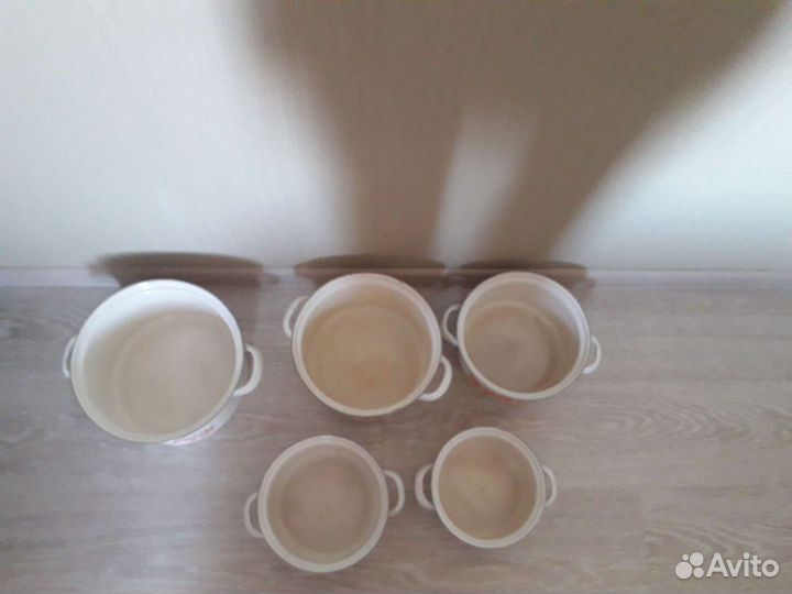 Эмалированные кастрюли СССР