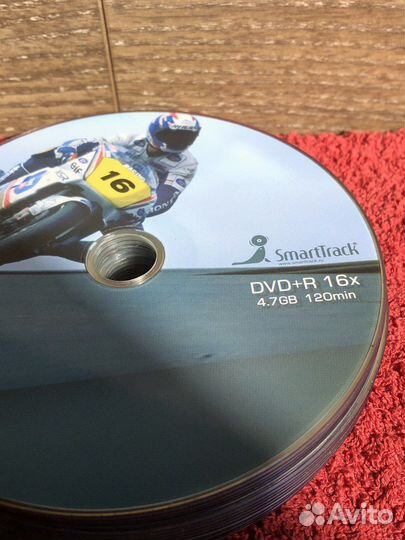 Диски CD+R/DVD+R. Комплектом 55шт