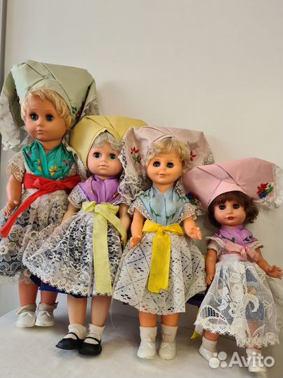 Кукла немецкая ГДР Шпреевальд коллекционная