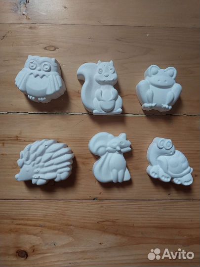 Материалы для творчества. Раскраска из гипса