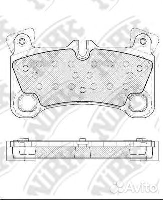 Комплект тормозных колодок PN0530 nibk