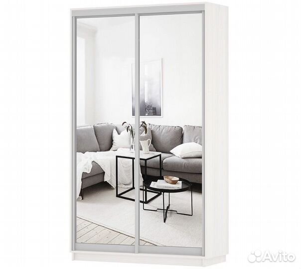 Шкаф купе белый