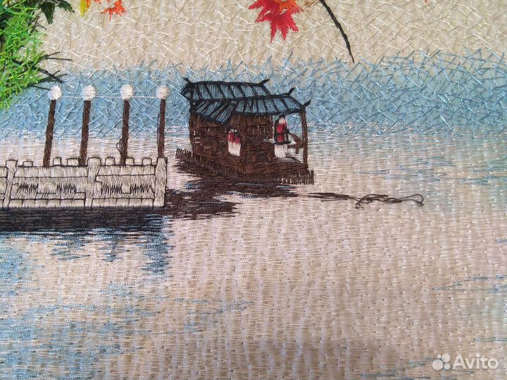 Картина нитками Китай