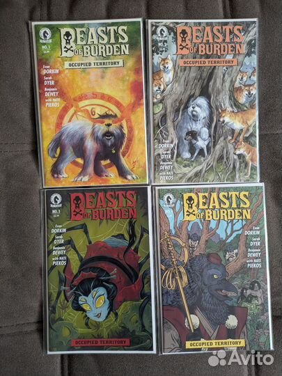 Комиксы Звери с Бренного Холма на английском