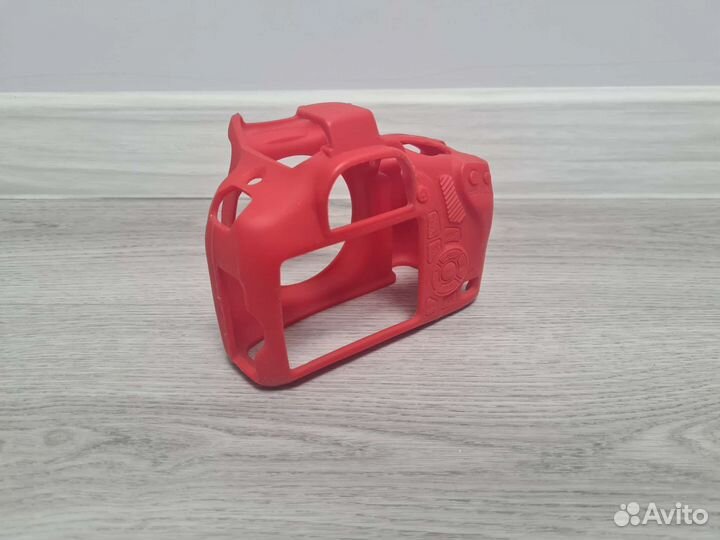 Силиконовый чехол easyCover Canon EOS красный
