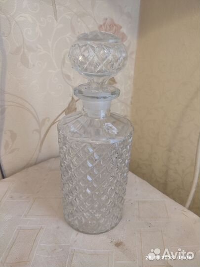 Винтажный Графин хрустальный СССР