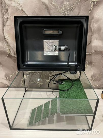 Новый аквариум для черепахи 25л комплект