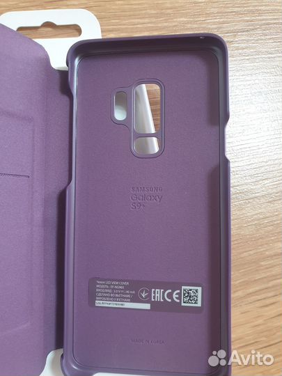 Умный оригинальный чехол книжка на samsung s9+