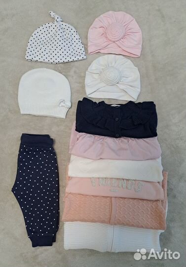 Вещи пакетом на девочку, р-р 68