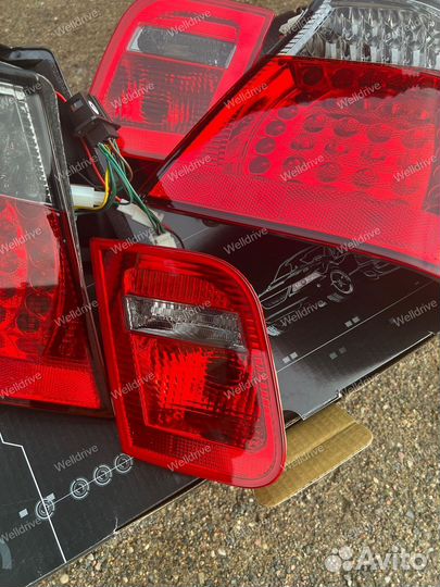 Фонари BMW E46 SD рестайлинг Led кр-тонированные