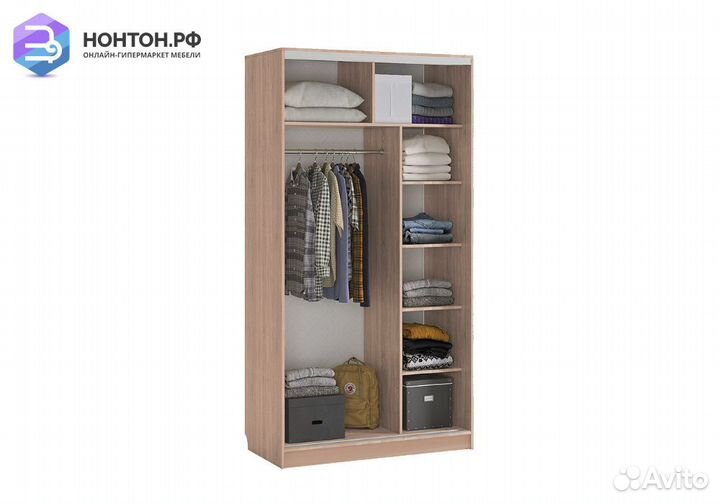 Шкаф-купе Рио 7-600 78 дуб млечный