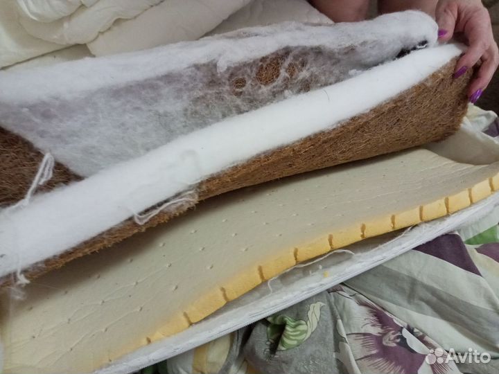 Матрас +ботики набор для детской кроватки