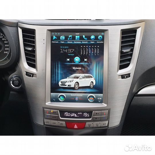 Магнитола Tesla Subaru Outback 4 Android qled