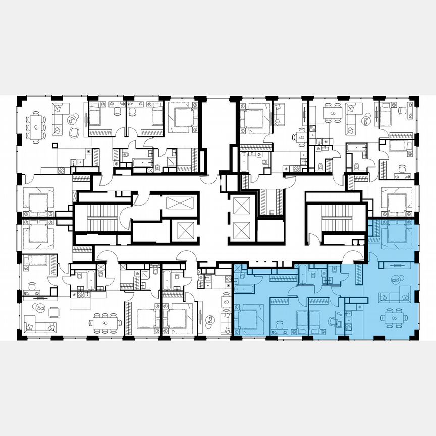 5-к. квартира, 112,9 м², 61/64 эт.