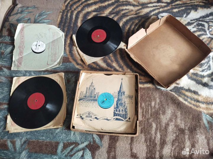 Виниловые грампластинки СССР (50-60 гг.)