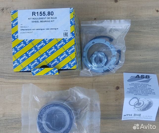 Подшипник передний Рено Логан, Сандеро, Ларгус