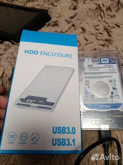 Внешний жесткий диск HDD WD500gb