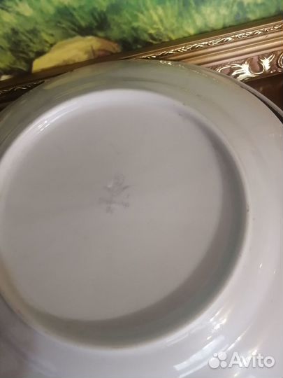 Тарелки кобальт СССР