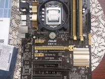 Asus Z87-K + озу 8 Gb + Intel core i5 4670