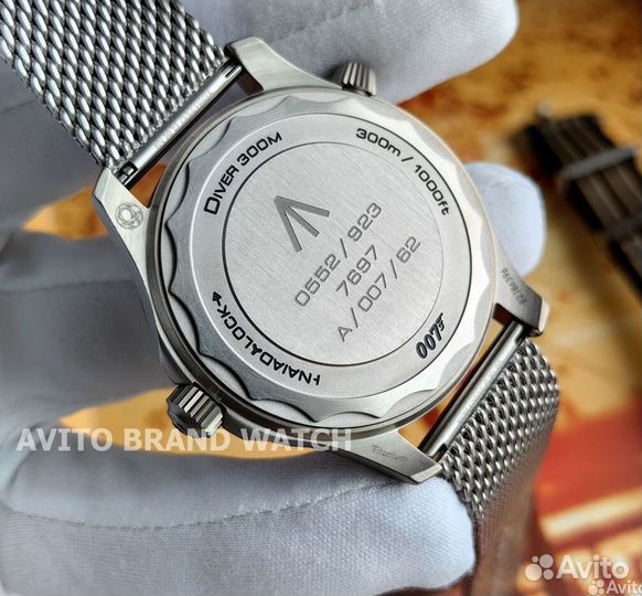 Часы мужские Omega seamaster diver 007 Titan новые