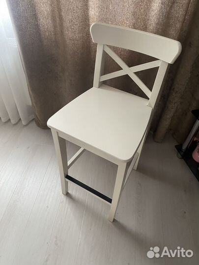 Барный стул IKEA белый