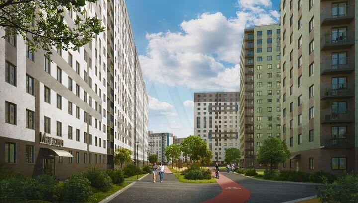 1-к. квартира, 33,7 м², 11/16 эт.