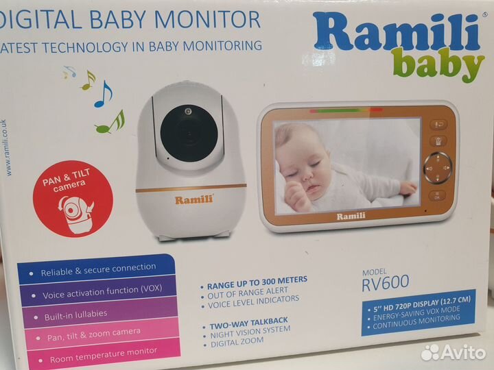 Видеоняня Ramili baby RV600