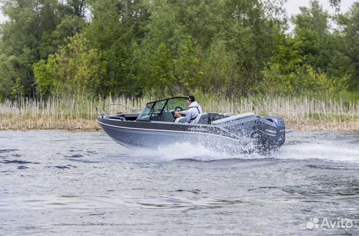 Волжанка 53 Fish + Yamaha F90, Новая