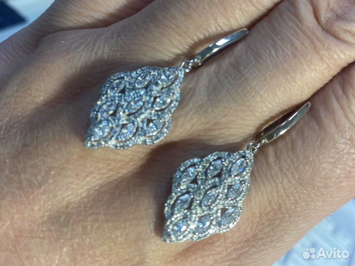 Серьги серебро 925